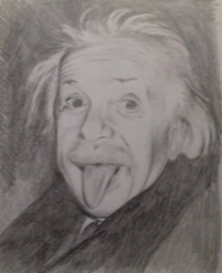 Péti zvětšený Einstein